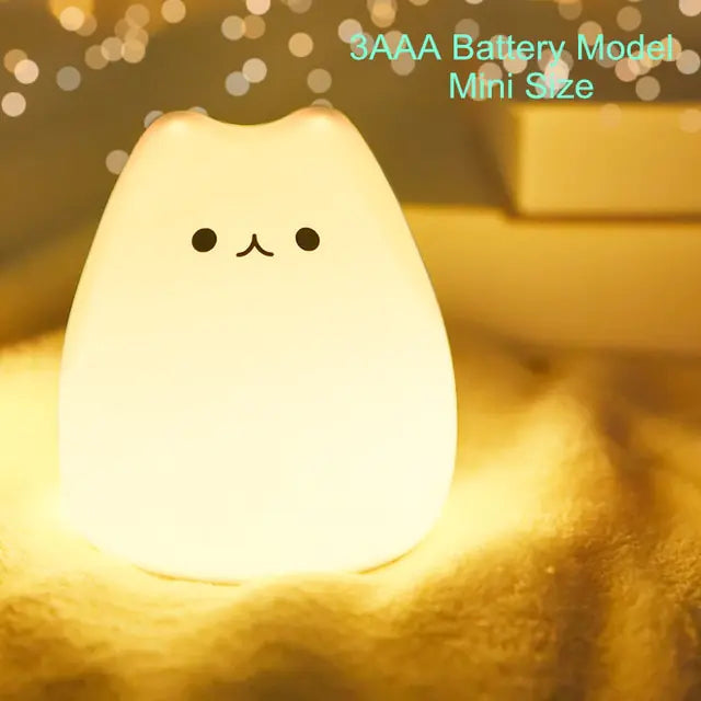 Mini Kawaii Popular Cat Baby Night Lamp